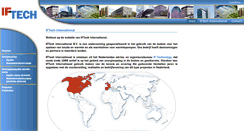 Desktop Screenshot of iftechinternational.com