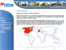 Tablet Screenshot of iftechinternational.com